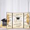 Black Gold Graduation Party Decorations, Class of 2026 Congratulations Graduates Alternative Signature Guest Book for Men Women Happy Graduation Gifts Congrats Grad Party Signing Card Board